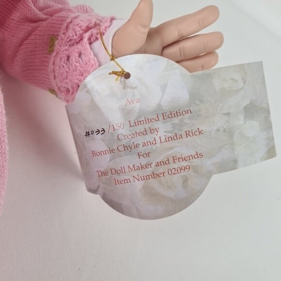 The Doll Maker And Friends Baby Ava Doll 33/150 Linda Park 20" In 02099 - Picture 12 of 12